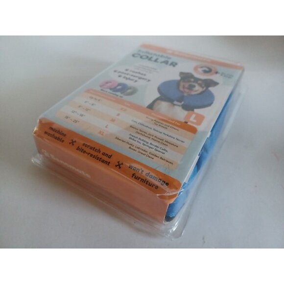 Bencmate Inflatable Collar Blue for Dogs & Cats Soft Pet Recover L - Picture 12 of 15